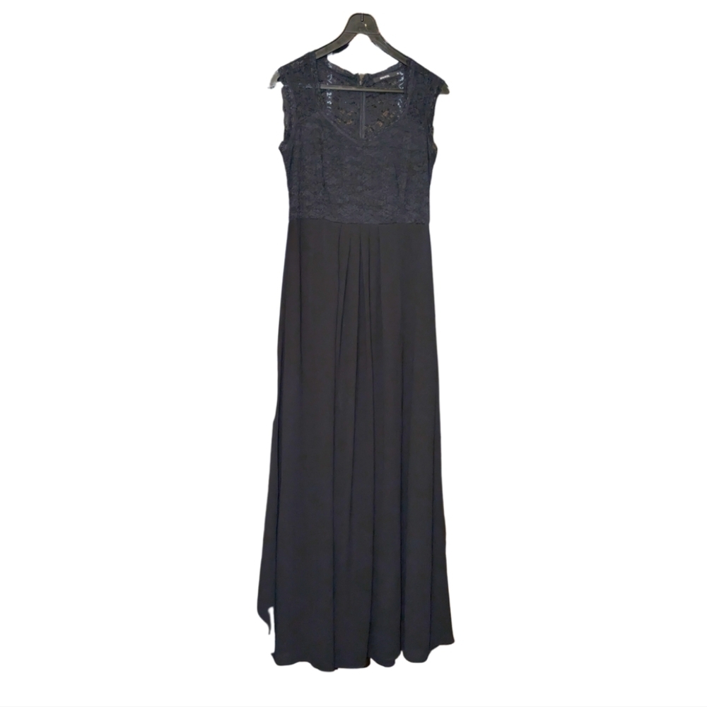 Miusol Black Sleeveless Maxi Dress